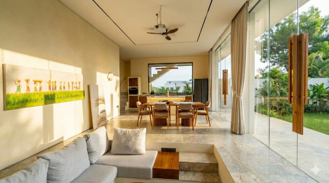 2-bedroom villa with ocean view and rooftop terrace in Nusa Dua, Bukit