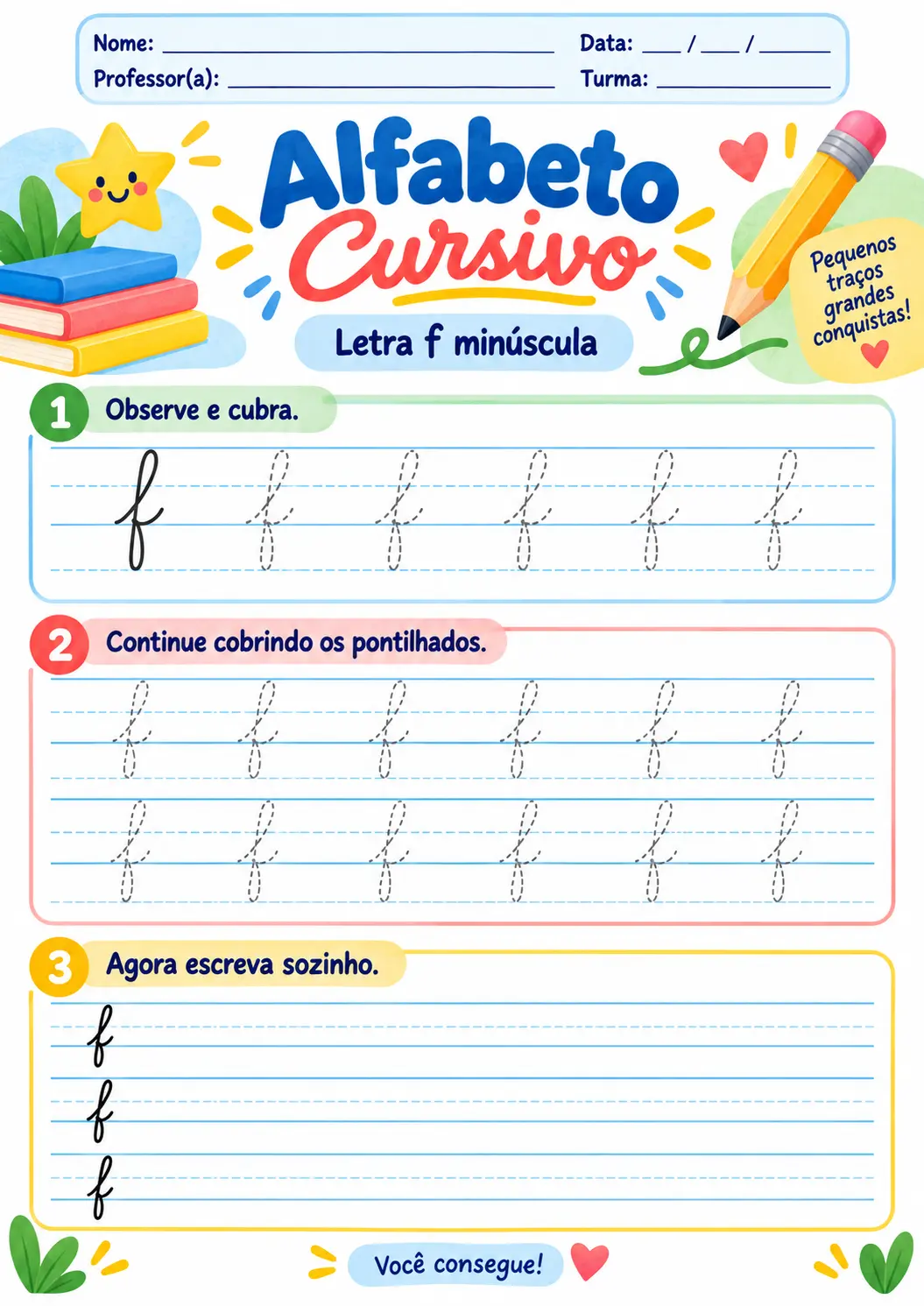 Alfabeto maiúsculo e minúsculo