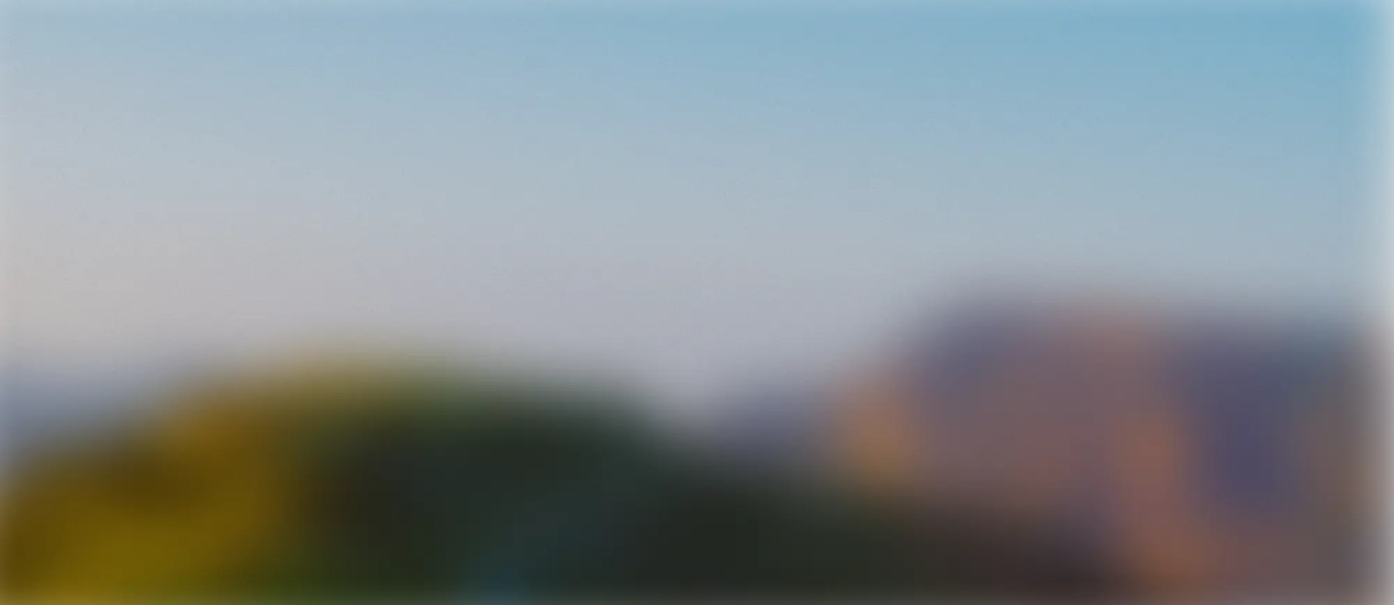 Blurry mountain photo