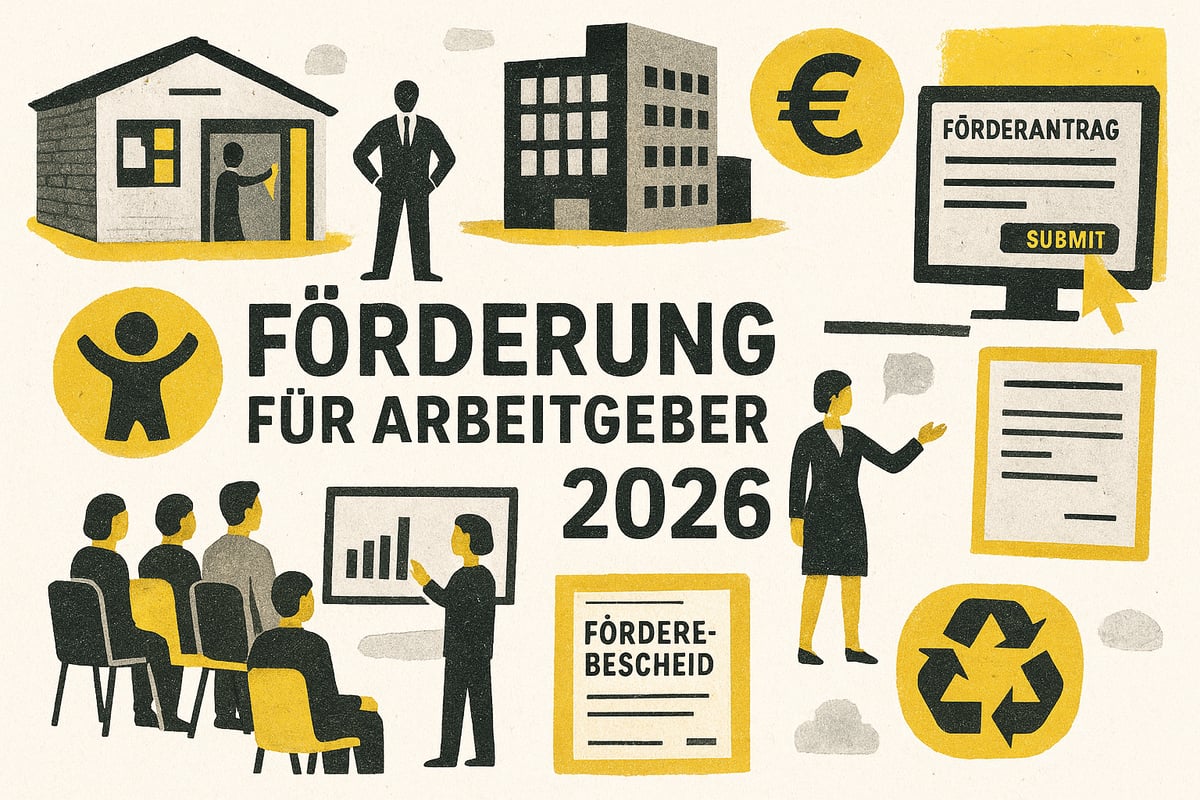 Zentrale Förderprogramme für Arbeitgeber 2026