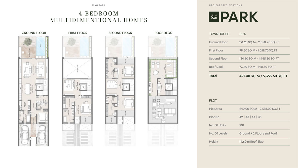 MAG Central City Parks 4-Bedroom Floor Plan