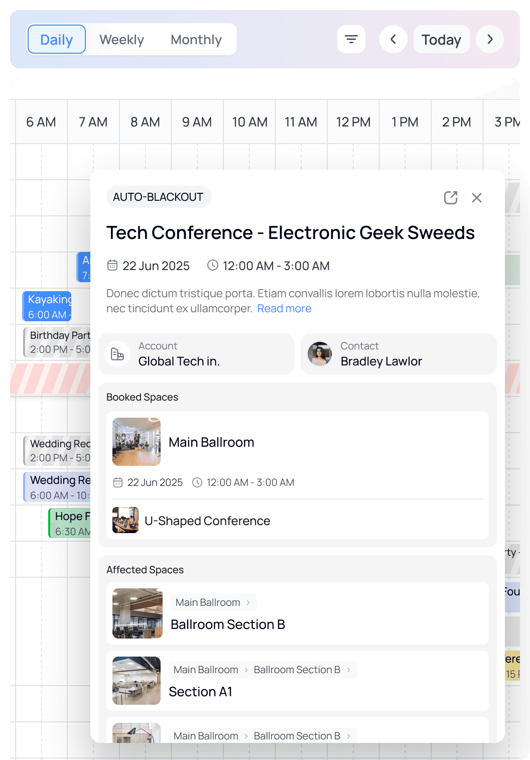 An image of Freelio's project ui