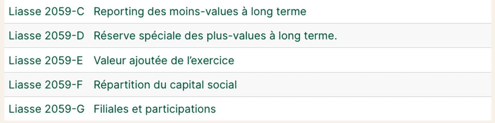 liasse fiscale régime normal 2