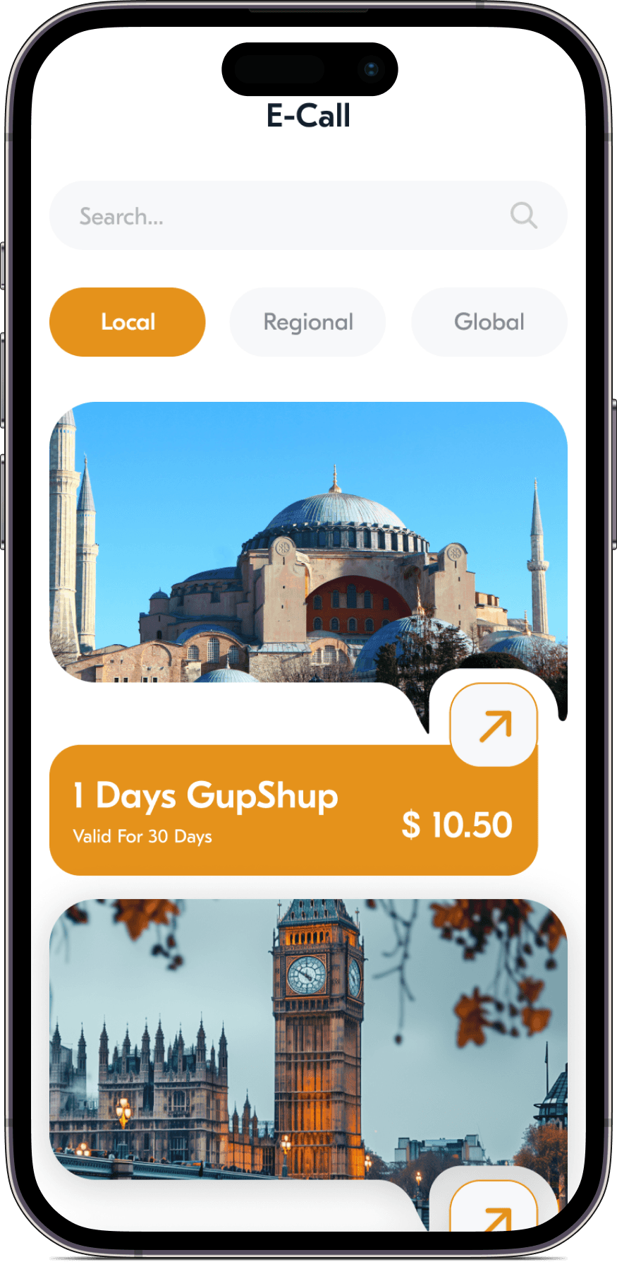 Mobile UI 