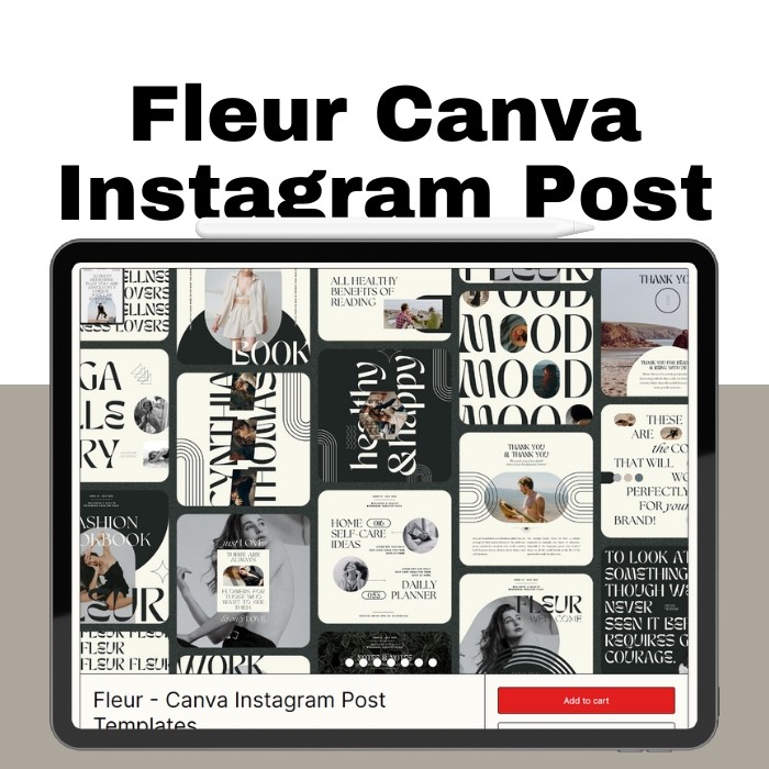 Fleur - Canva Instagram Post Templates