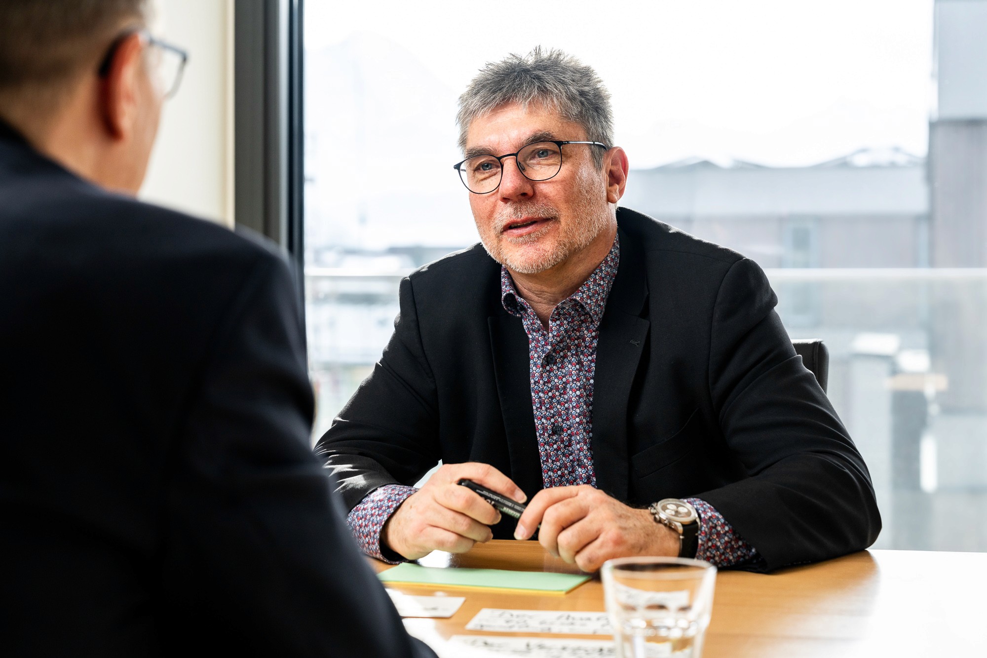 Executive Coaching Gespräch – René Stautmeister im persönlichen 1-zu-1 mit Führungskraft