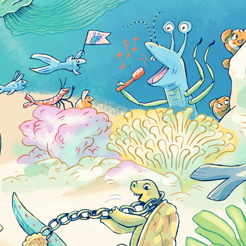 Botanische Skizze Wiesenblumen