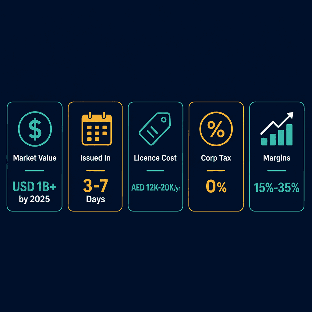 Infographic: Apply for a E-Games & Entertainment Hall Equipment Trading License in Dubai