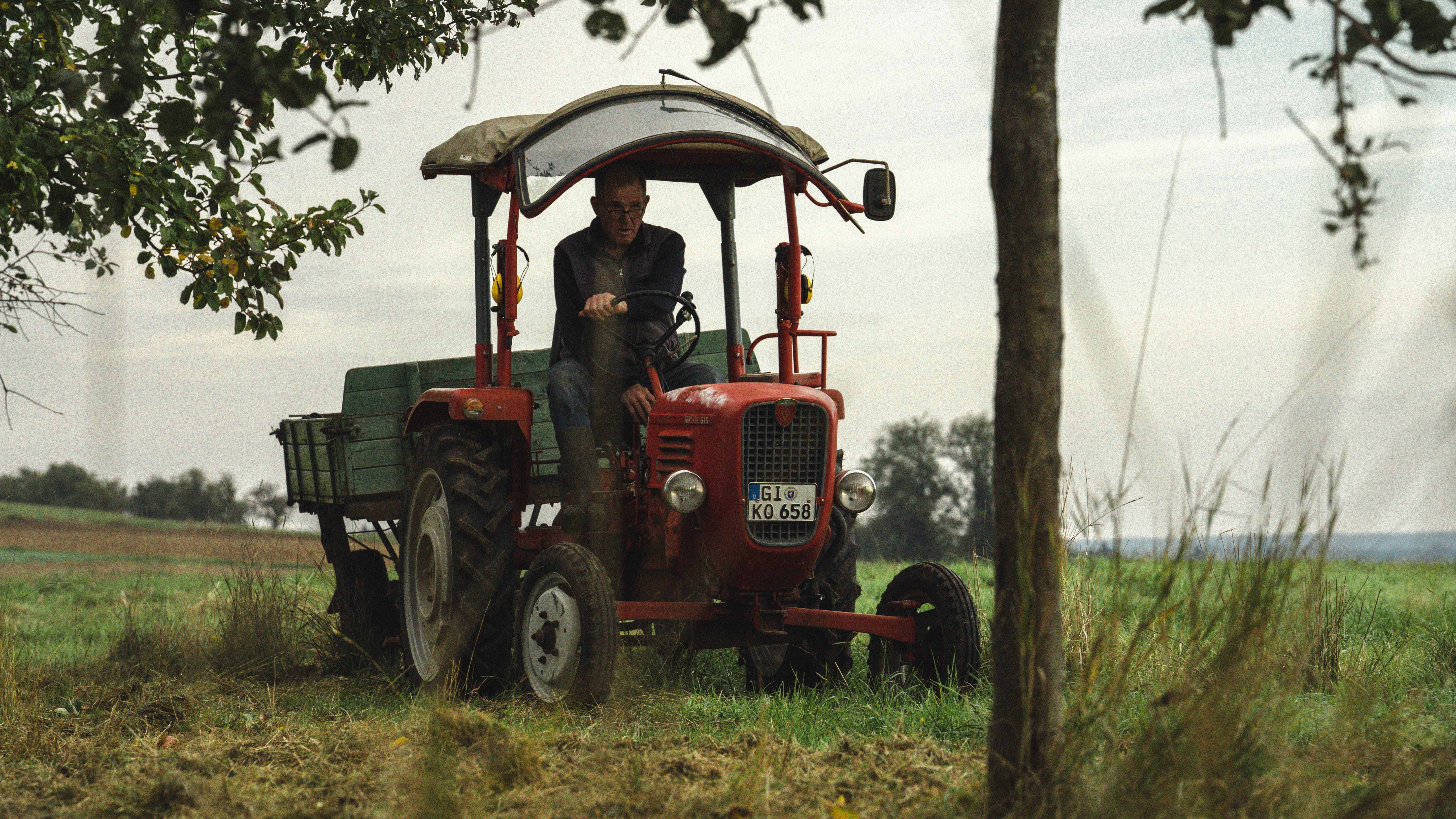 A kid practicing surfing