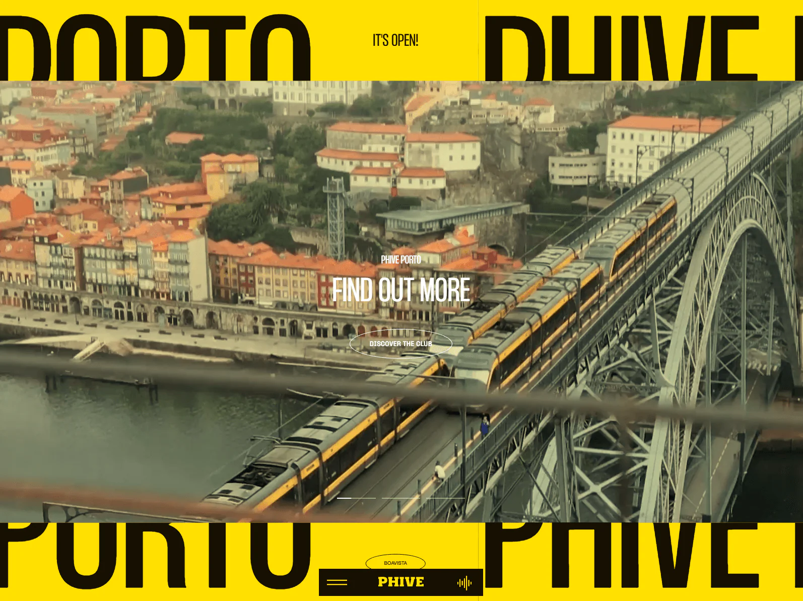 Phive website design, fitness example