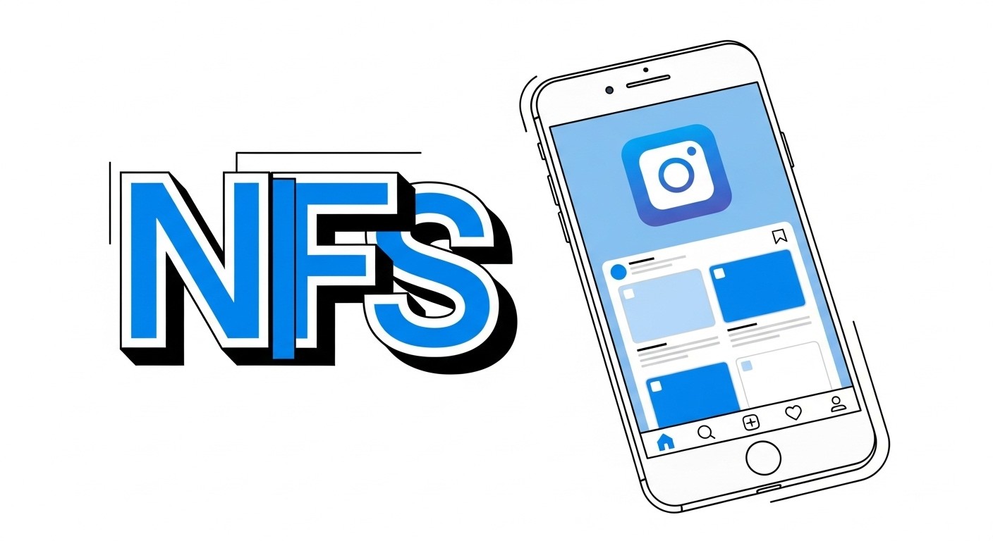 What does NFS mean on Instagram image