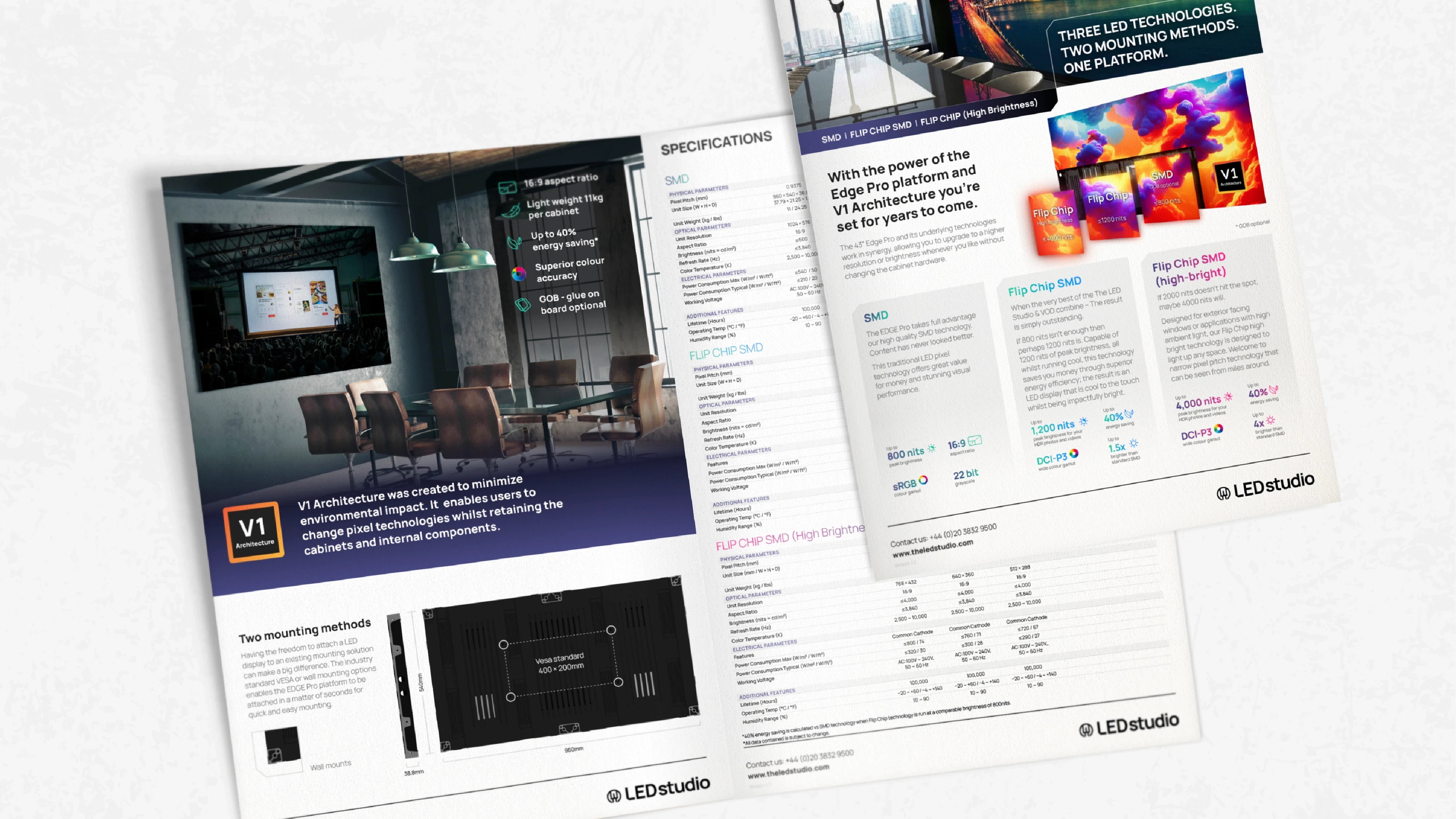 portrait brochure design