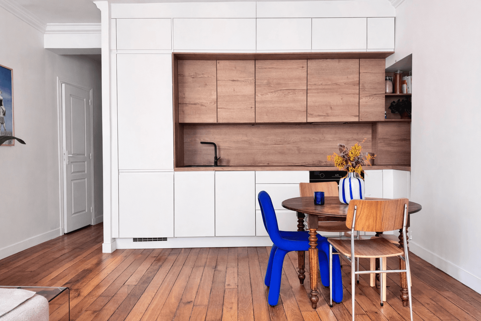 Architecture interieur Manon Rousseau Appartement Parisien Cuisine bois