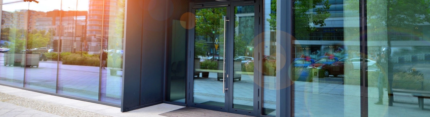 commercial glass aluminum doors