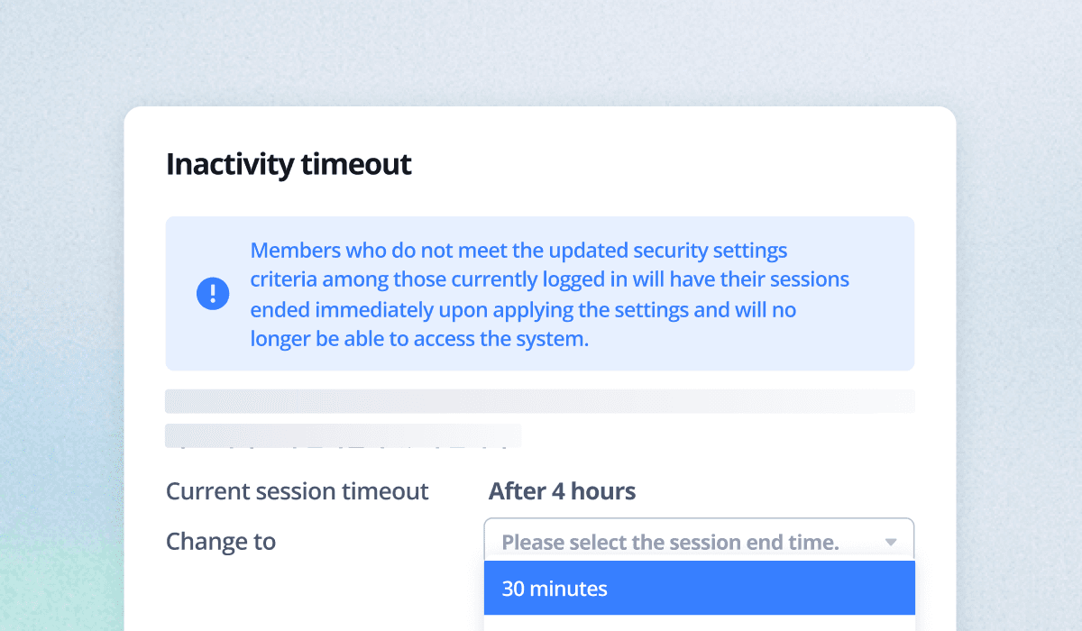 A digital form with fields for entering numbers and description, against a light blue background.