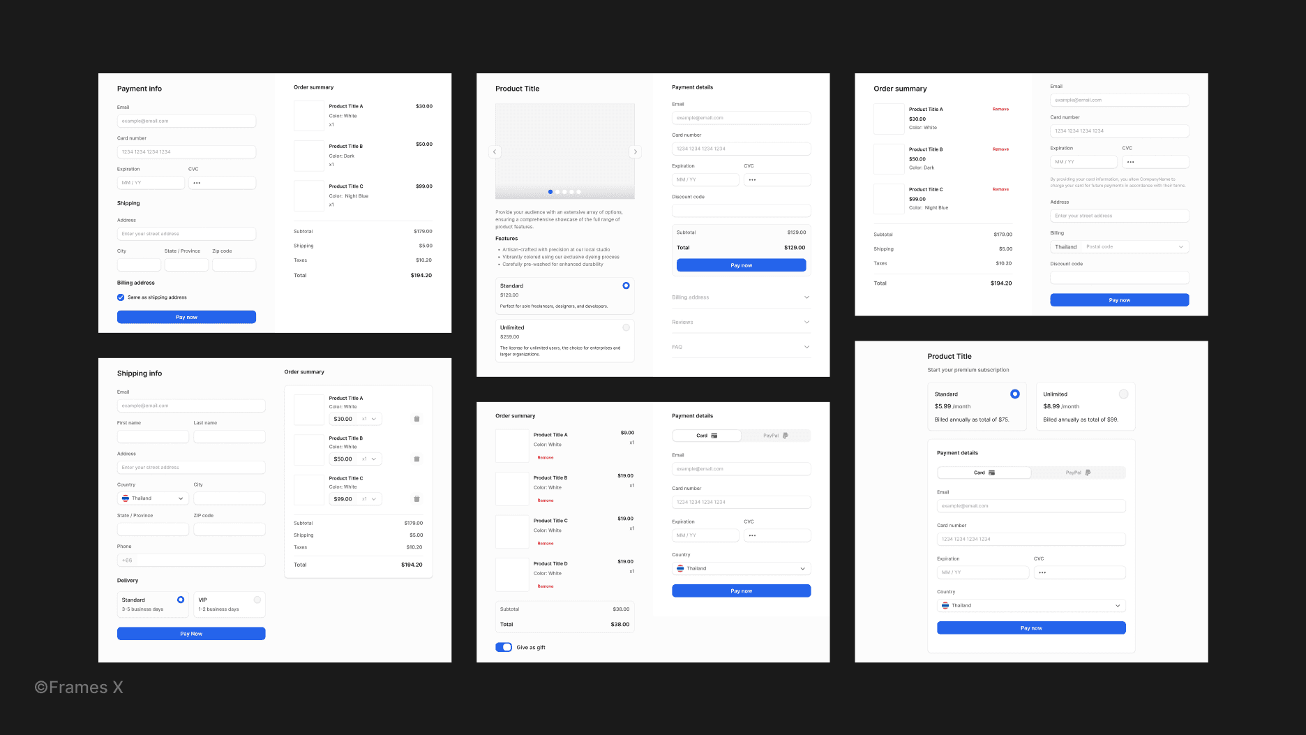 Checkout UI Figma