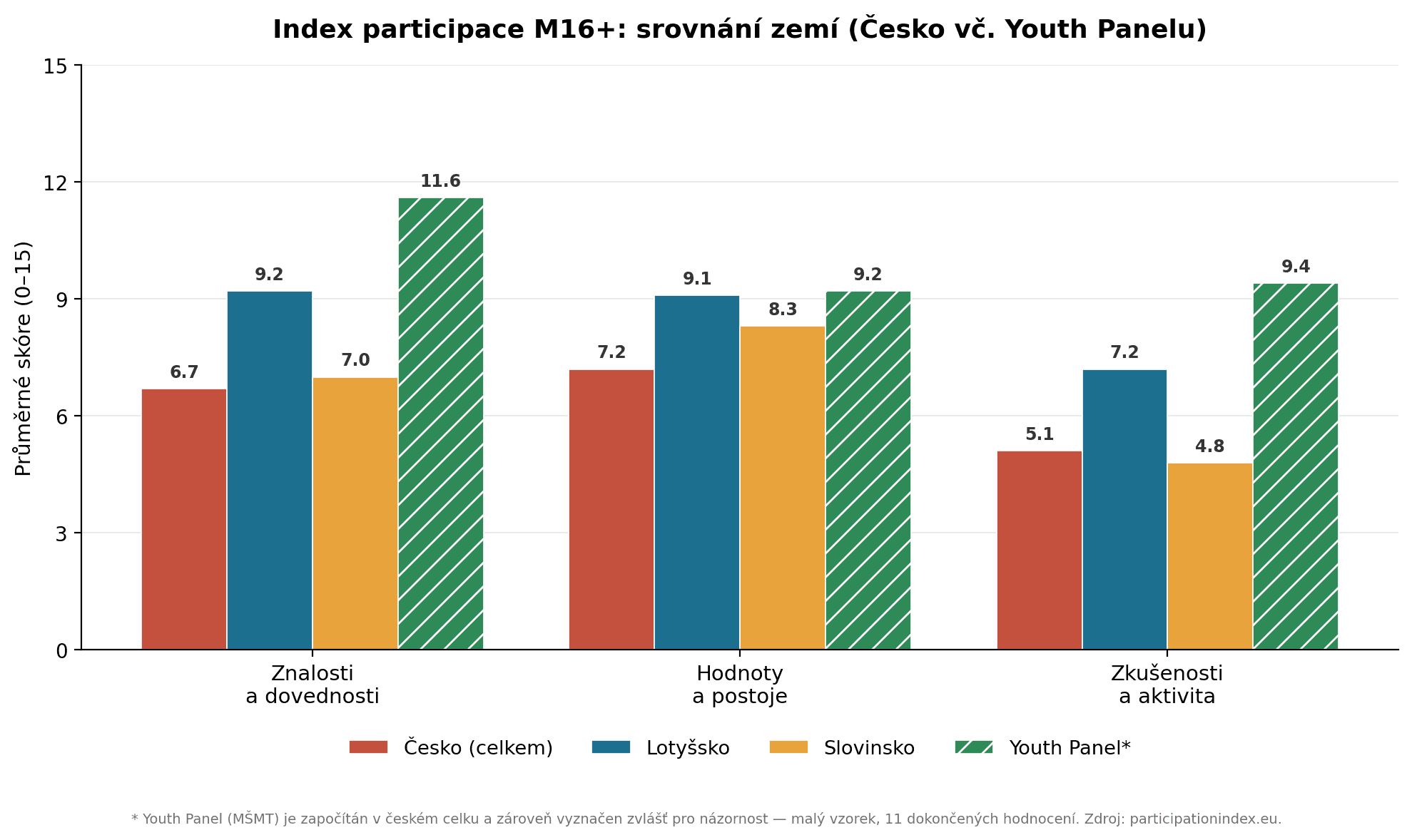 Index participace: kde mladí dostávají prostor, kompetence roste