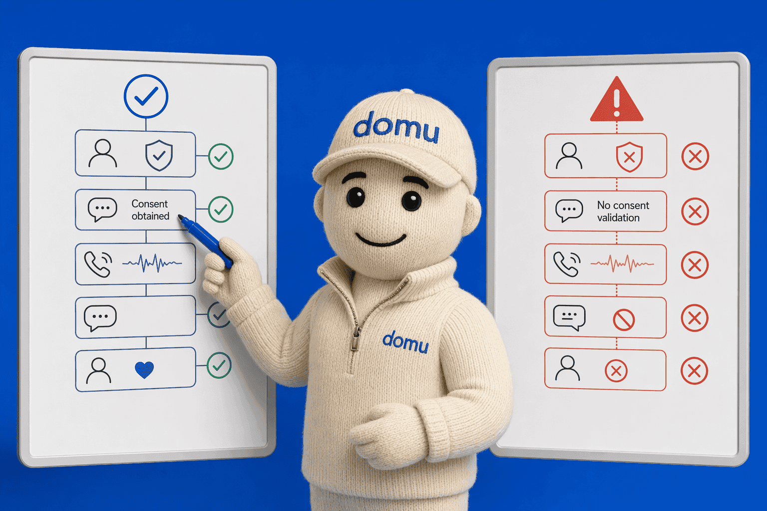 Illustration for: Common Compliance Gaps in Voice and SMS Automation Platforms