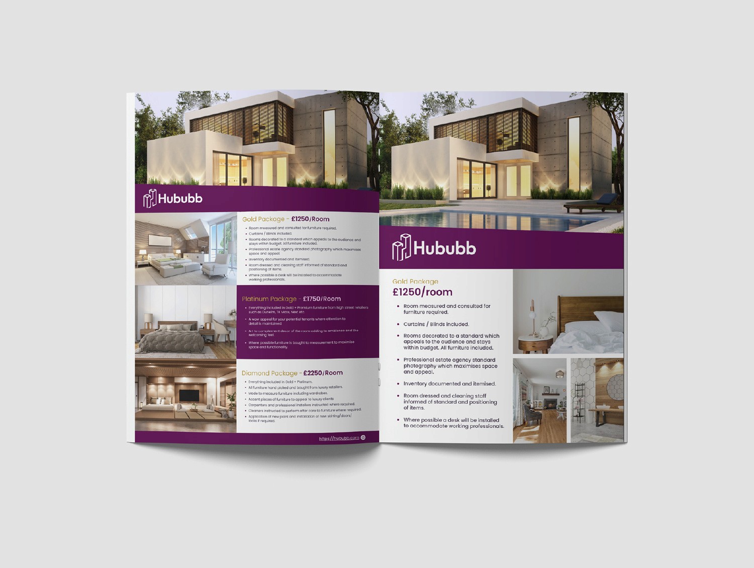 Hububb Brochure Design by DesignGuru