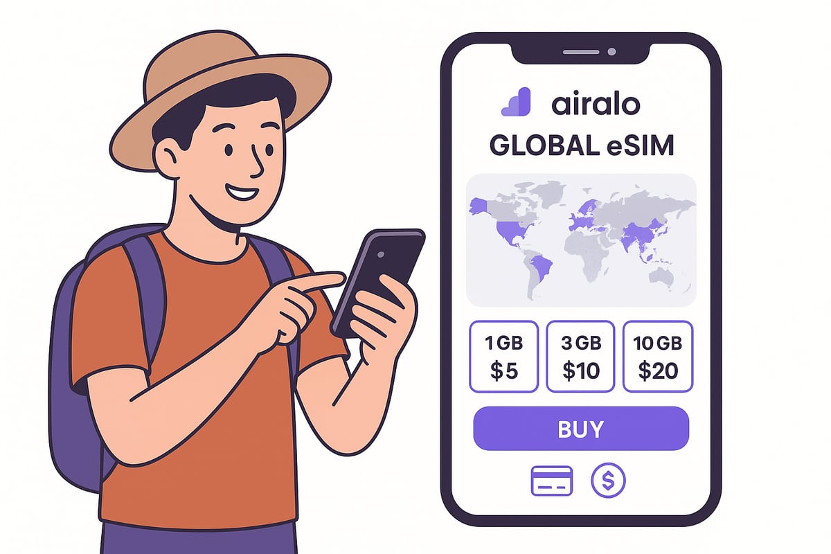 Choosing and Purchasing Your Airalo eSIM Plan