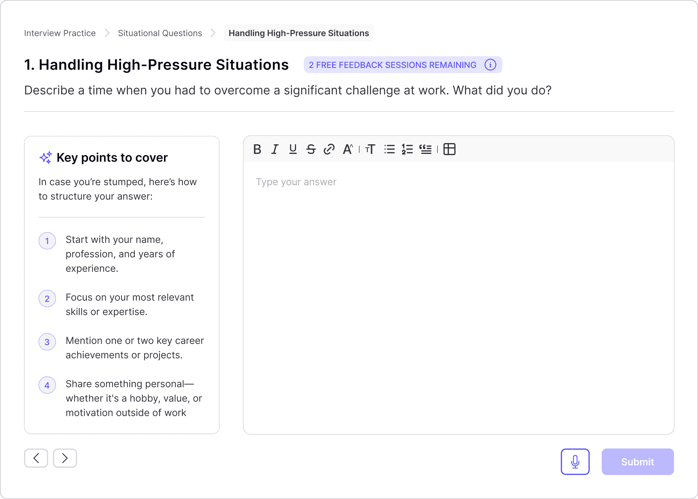 Answer a Interview Question