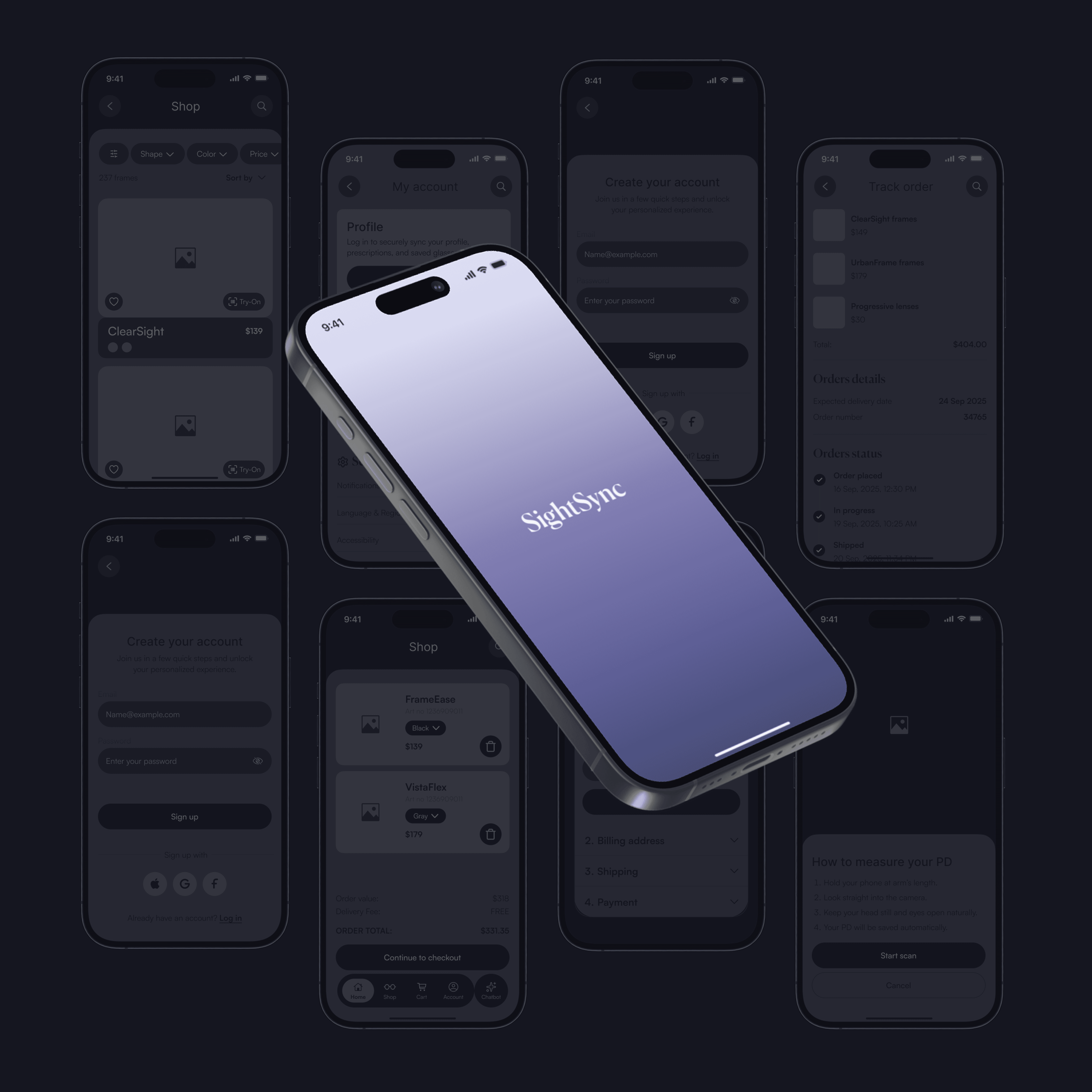 Splash screen phone mockups