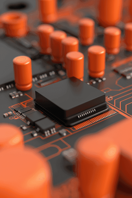 Close-up of Circuit Board