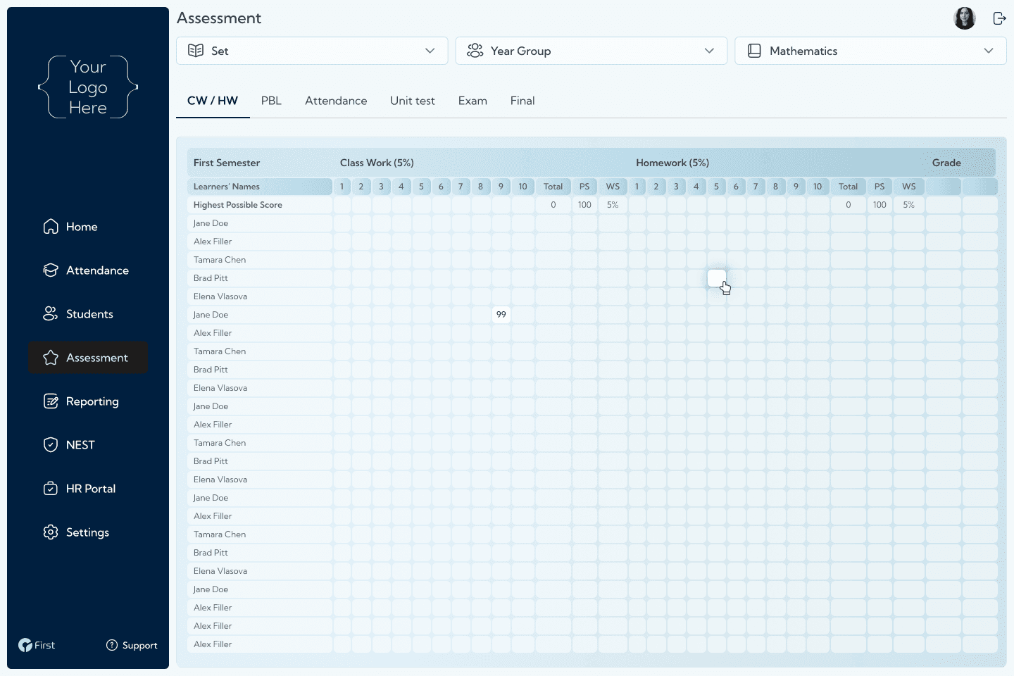 Integration performance stats for Nuvio, Klyra, and Veltix with percentage changes.