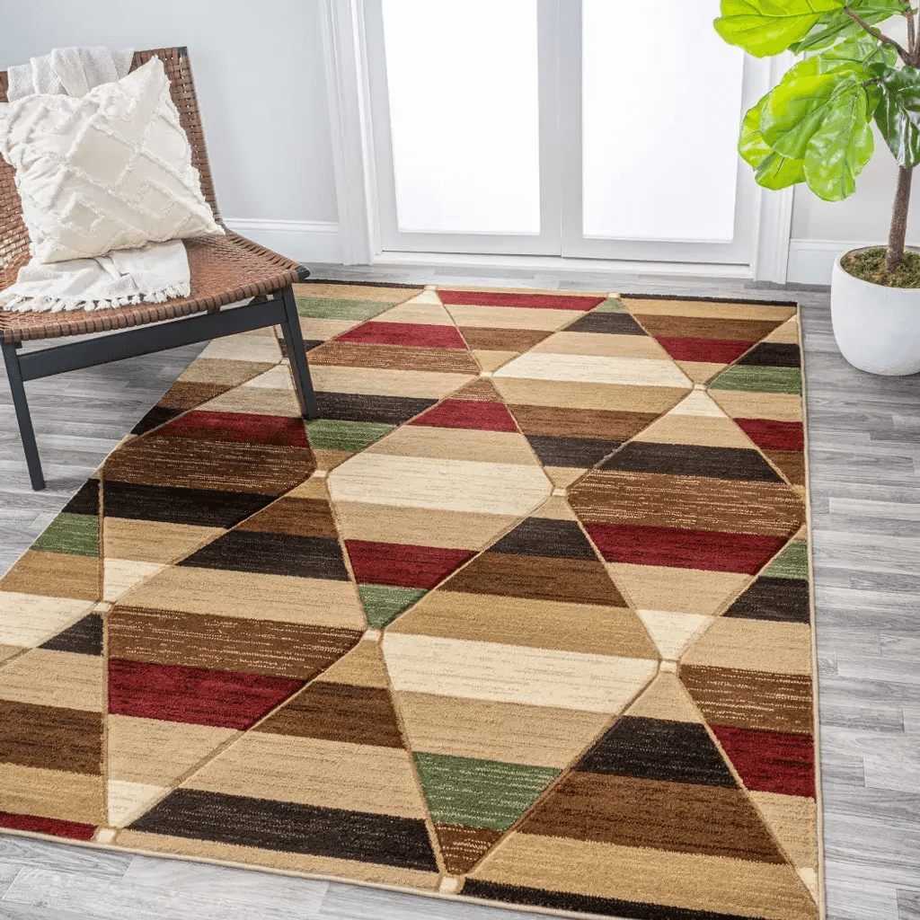 Product image for Kehoe Retro Diamonds Geometric - JONATHAN Y