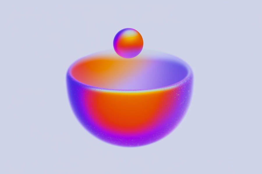 Abstract gradient in Sovendus Colors