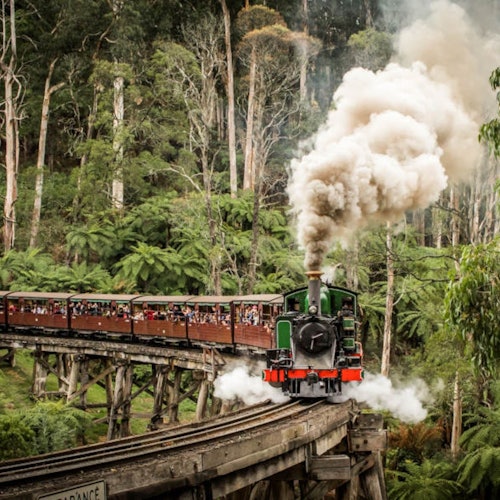 Biglietti di andata e ritorno da Belgrave a Gembrook per Puffing Billy