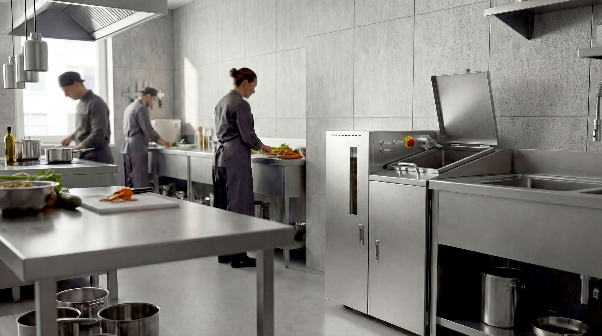 Close-up of advanced aerospace-grade metallic component with industrial lighting.