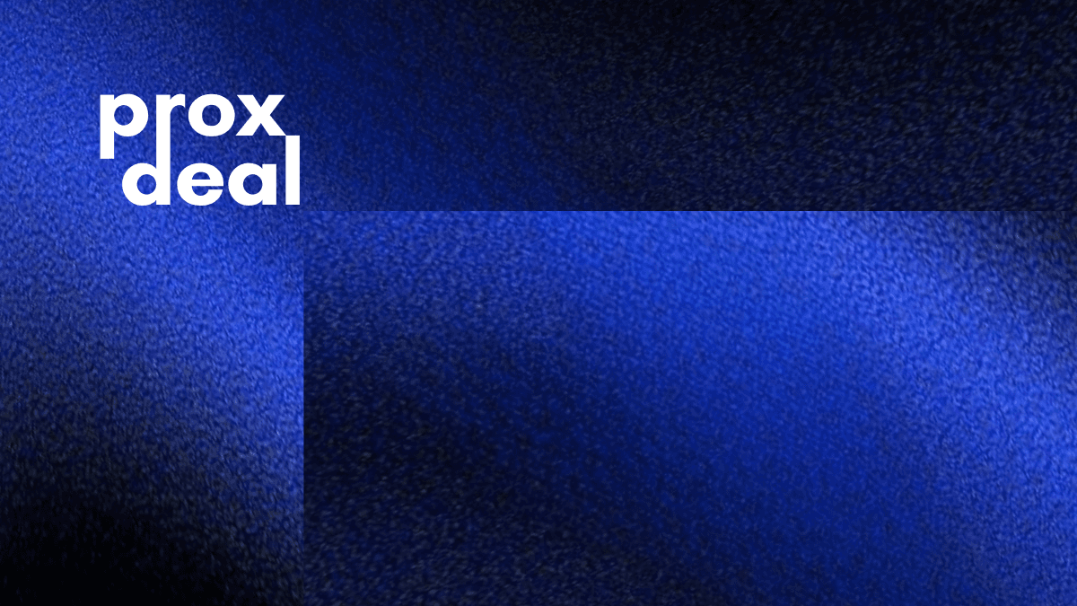 abstract gradient with proxdeal logo