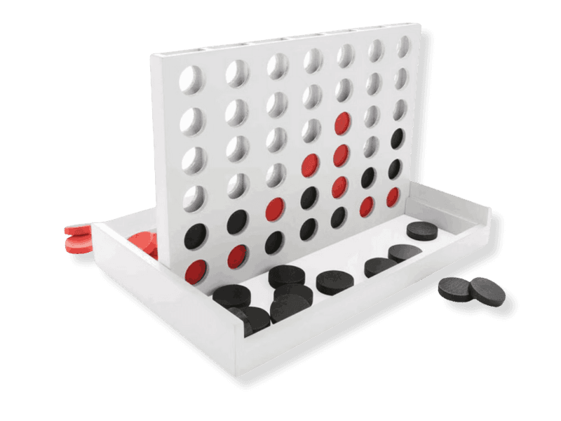 Connect Four Wooden Game