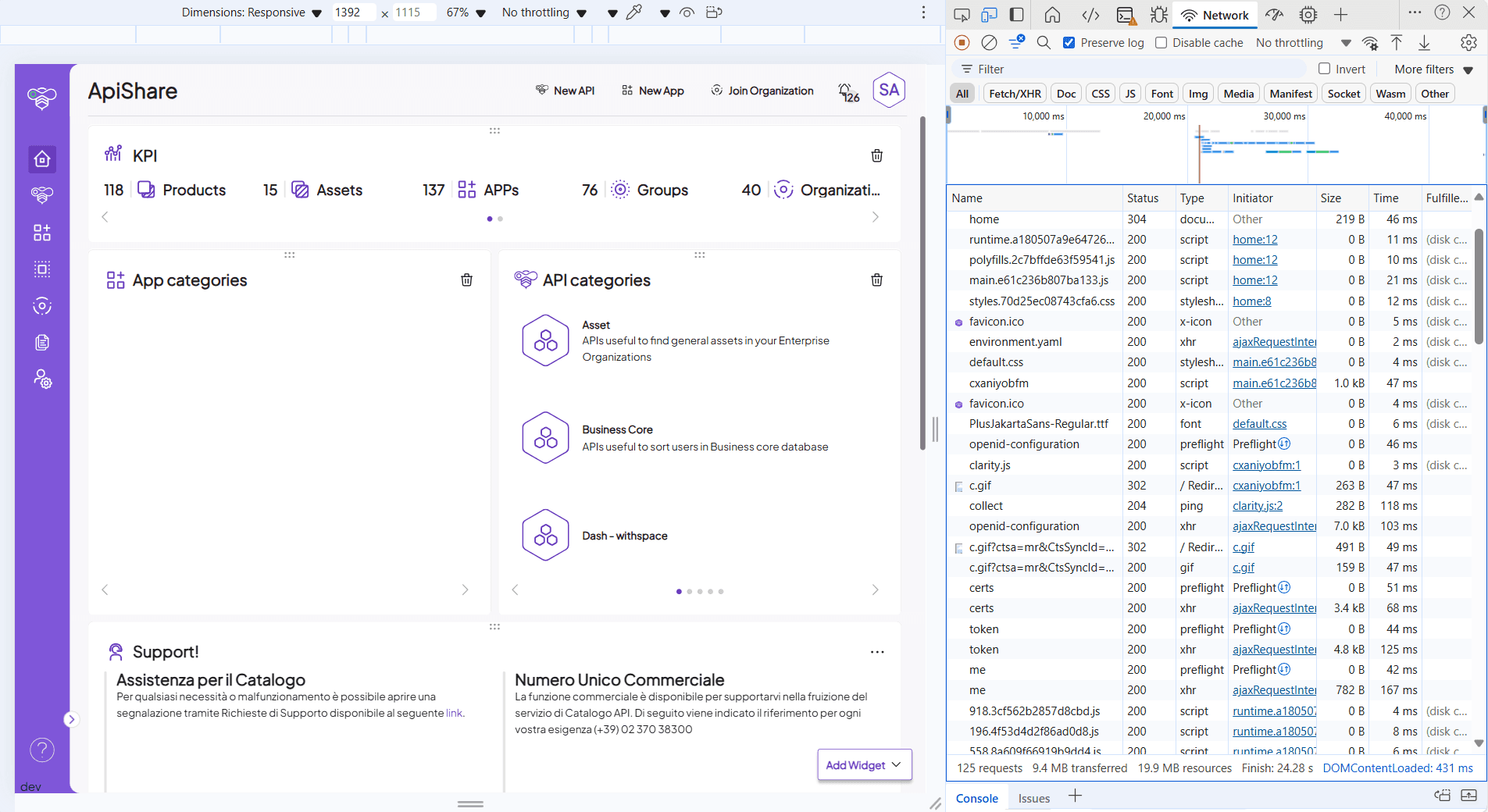 Page loaded without errors