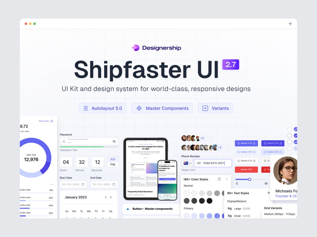 Shipfaster UI kit