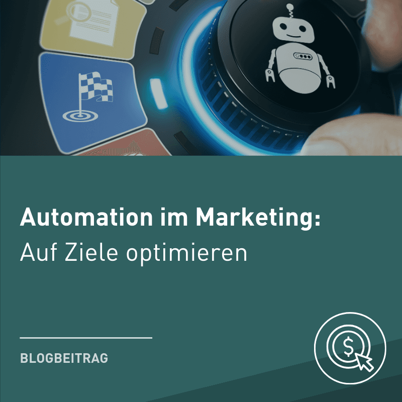 Beitragsbanner zum Thema Automation im Marketing.