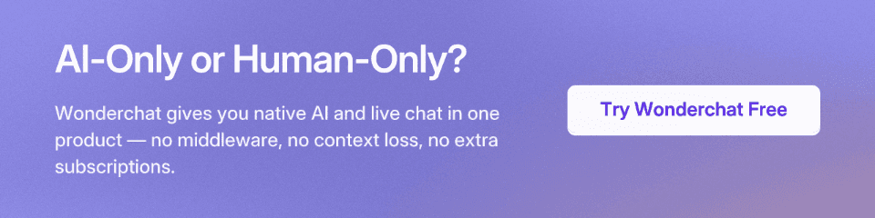 AI-Only or Human-Only?