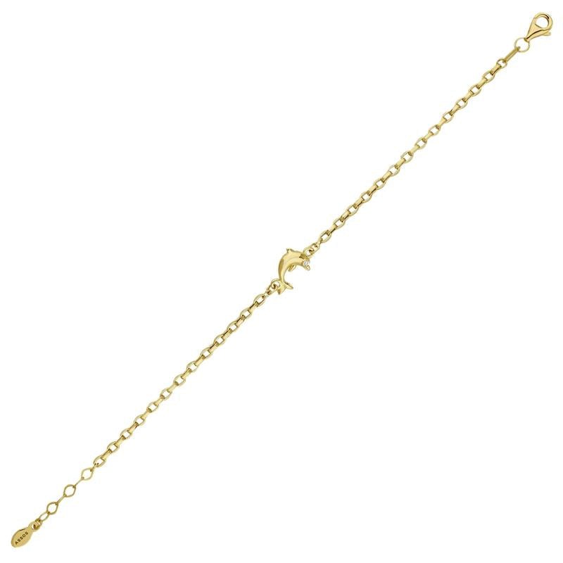 Yunus Figürlü 14 Ayar Altın Çocuk Bileklik Zarif Tasarım