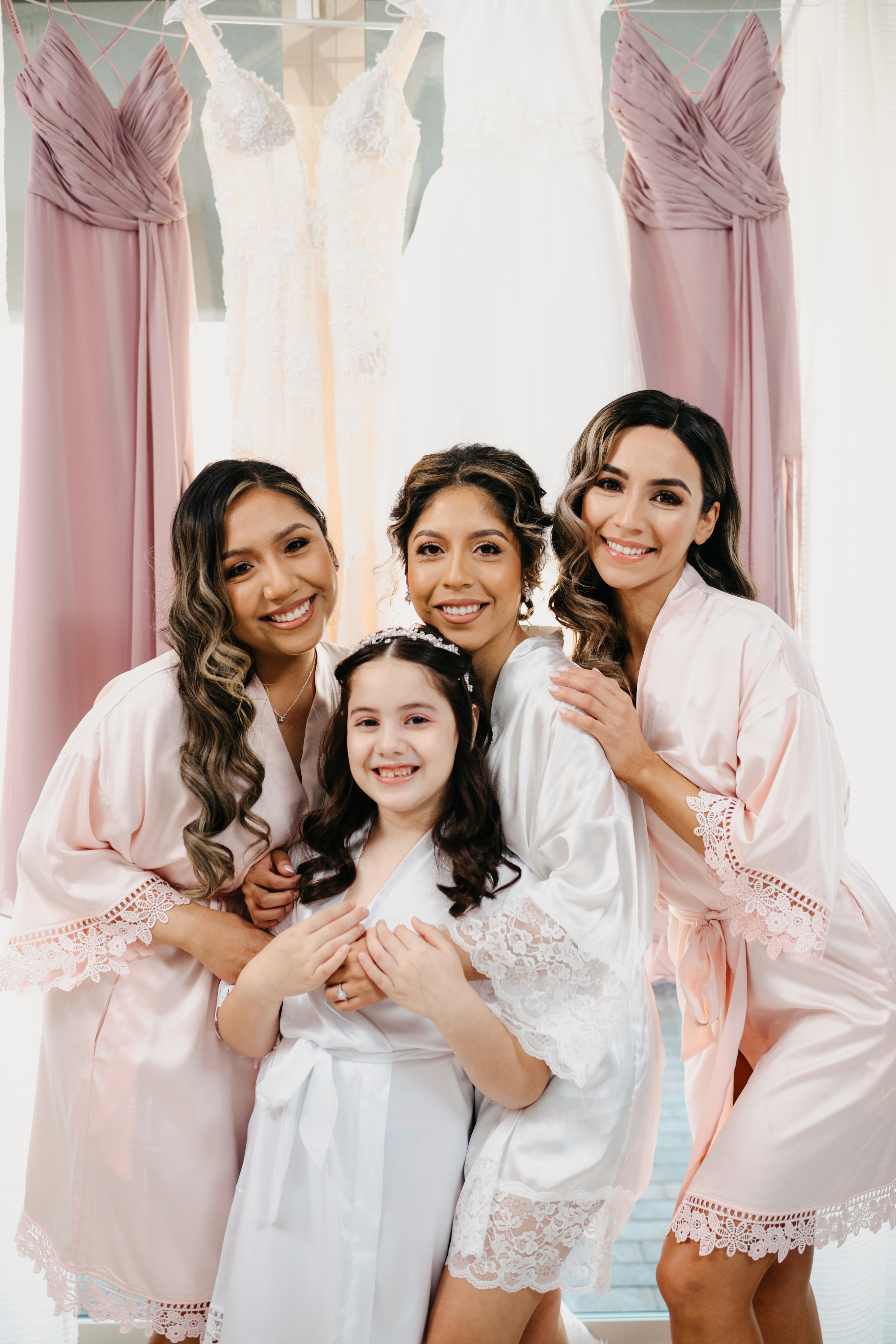 Bride and her bridesmaids Getting Ready Las Vegas