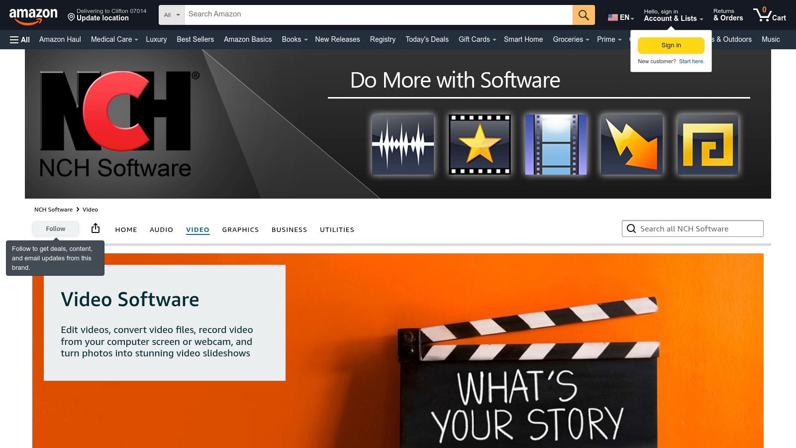 Amazon (NCH Software – Debut Video Capture)