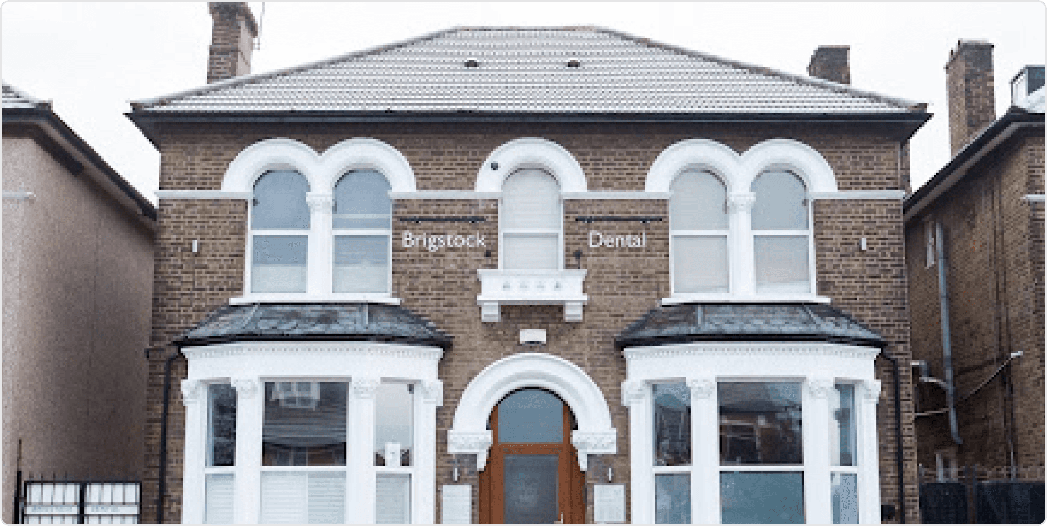 xterior of Brigstock dental practice