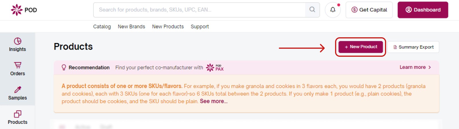 Setting up Products 1