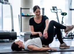 Women’s health physiotherapy treatment session