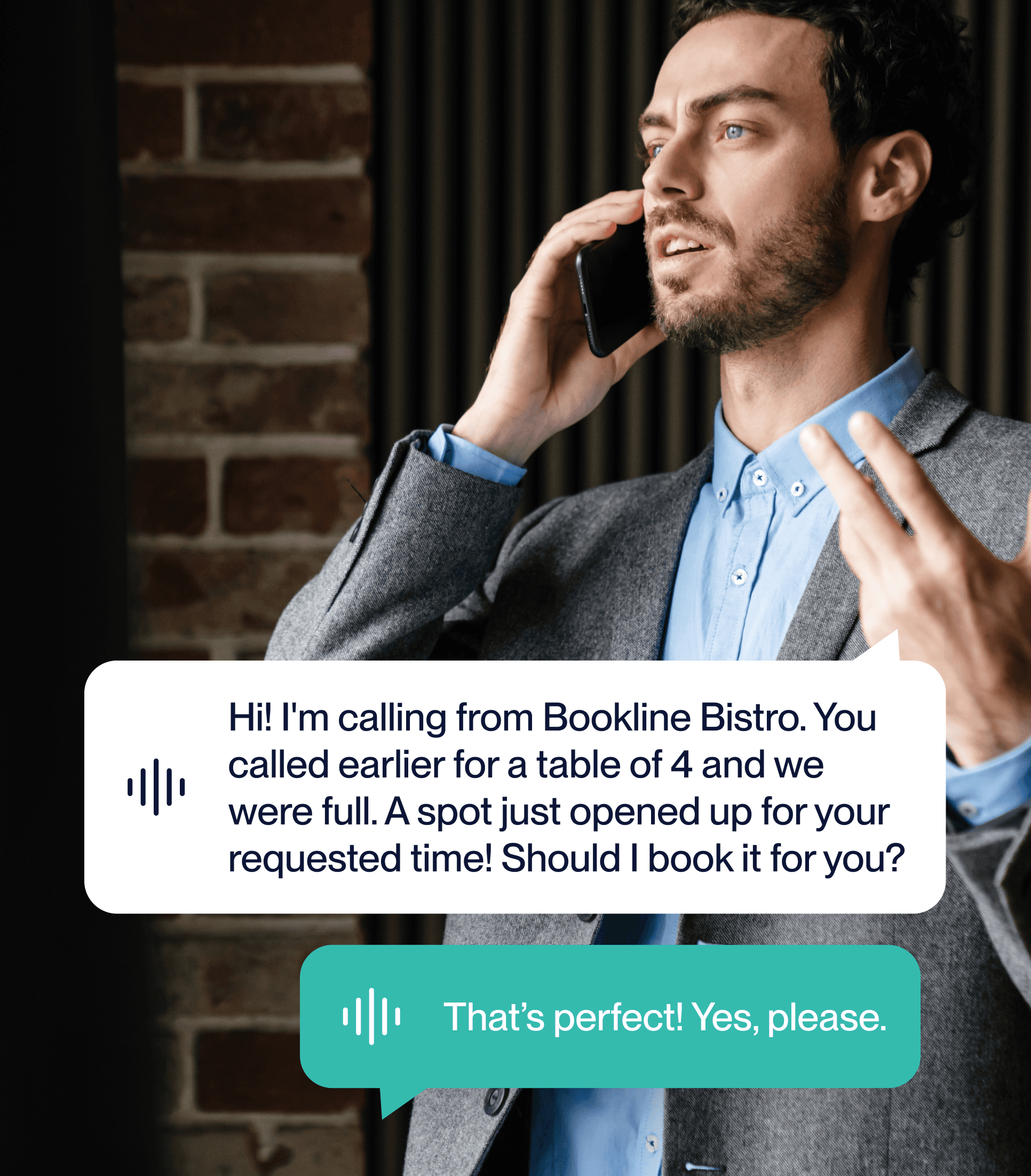 Man talking on the phone