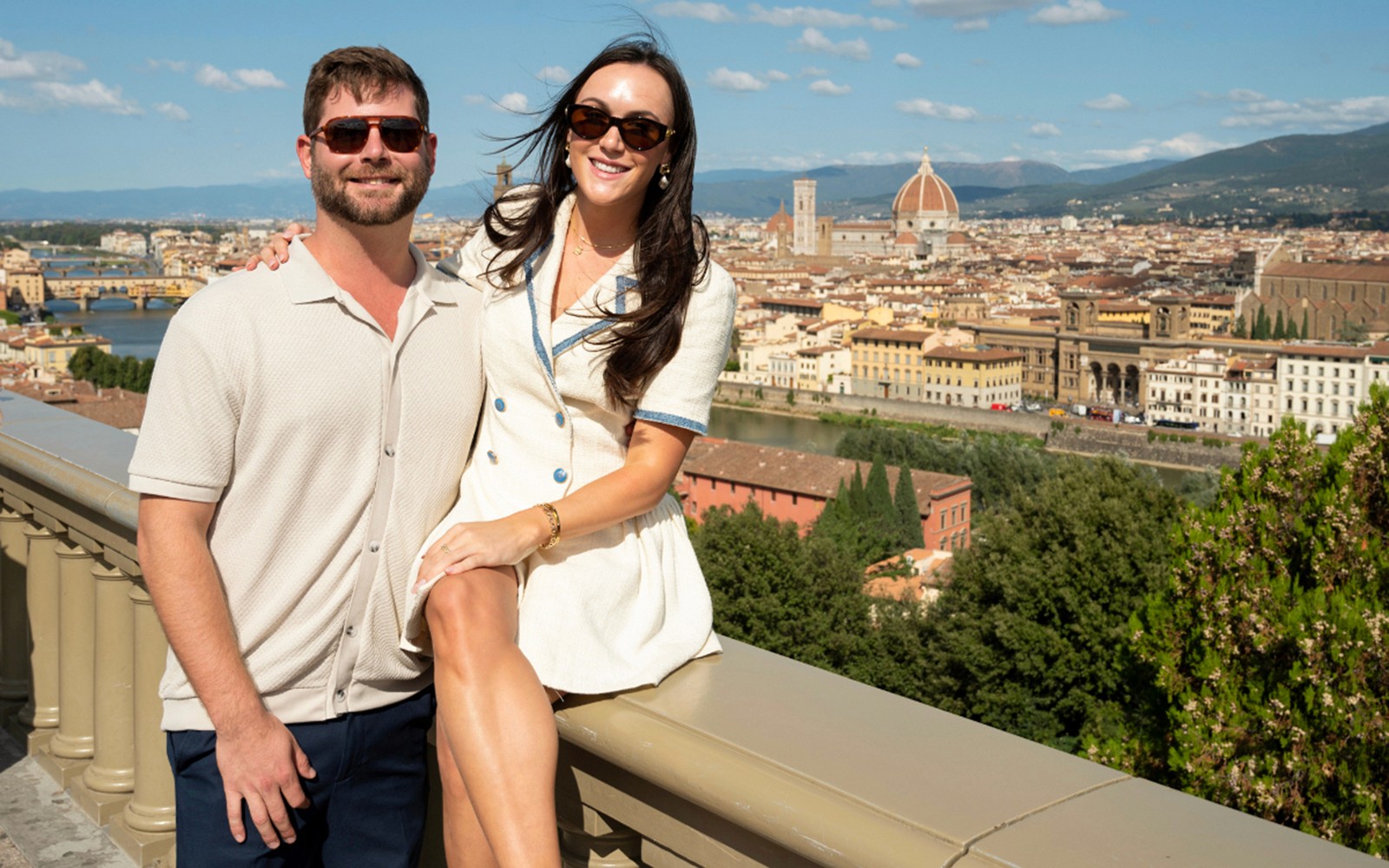 Koppel op Florence-tour met persoonlijke fotograaf en reisleider