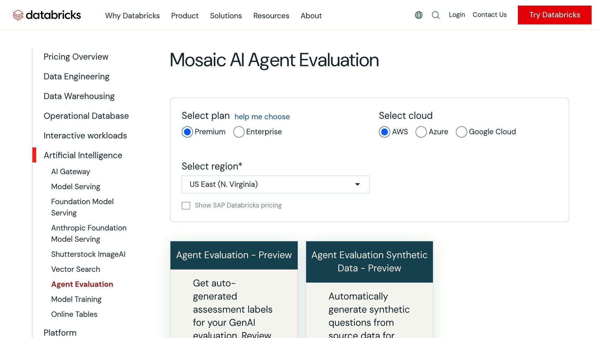Mosaic AI Evaluation Suite