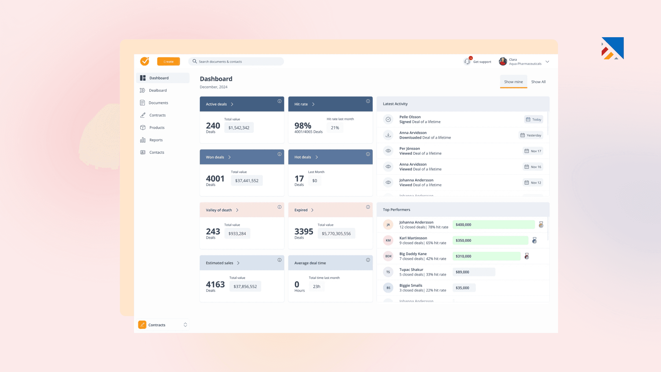 GetAccept:&nbsp;Good for CRM-Heavy Proposal Workflows