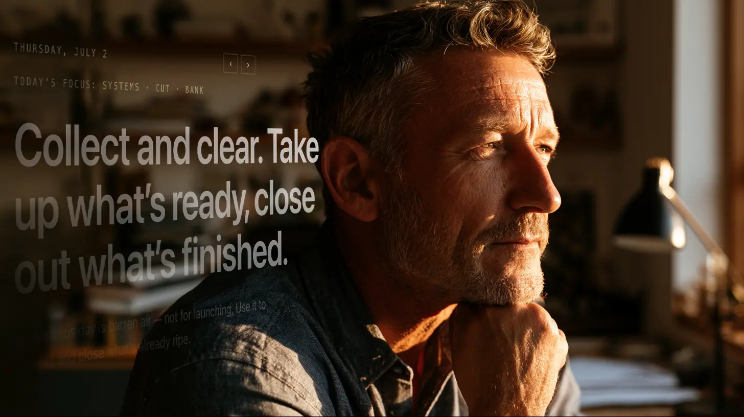 a successful entrapreneur using the Attention Almanac to focus 
