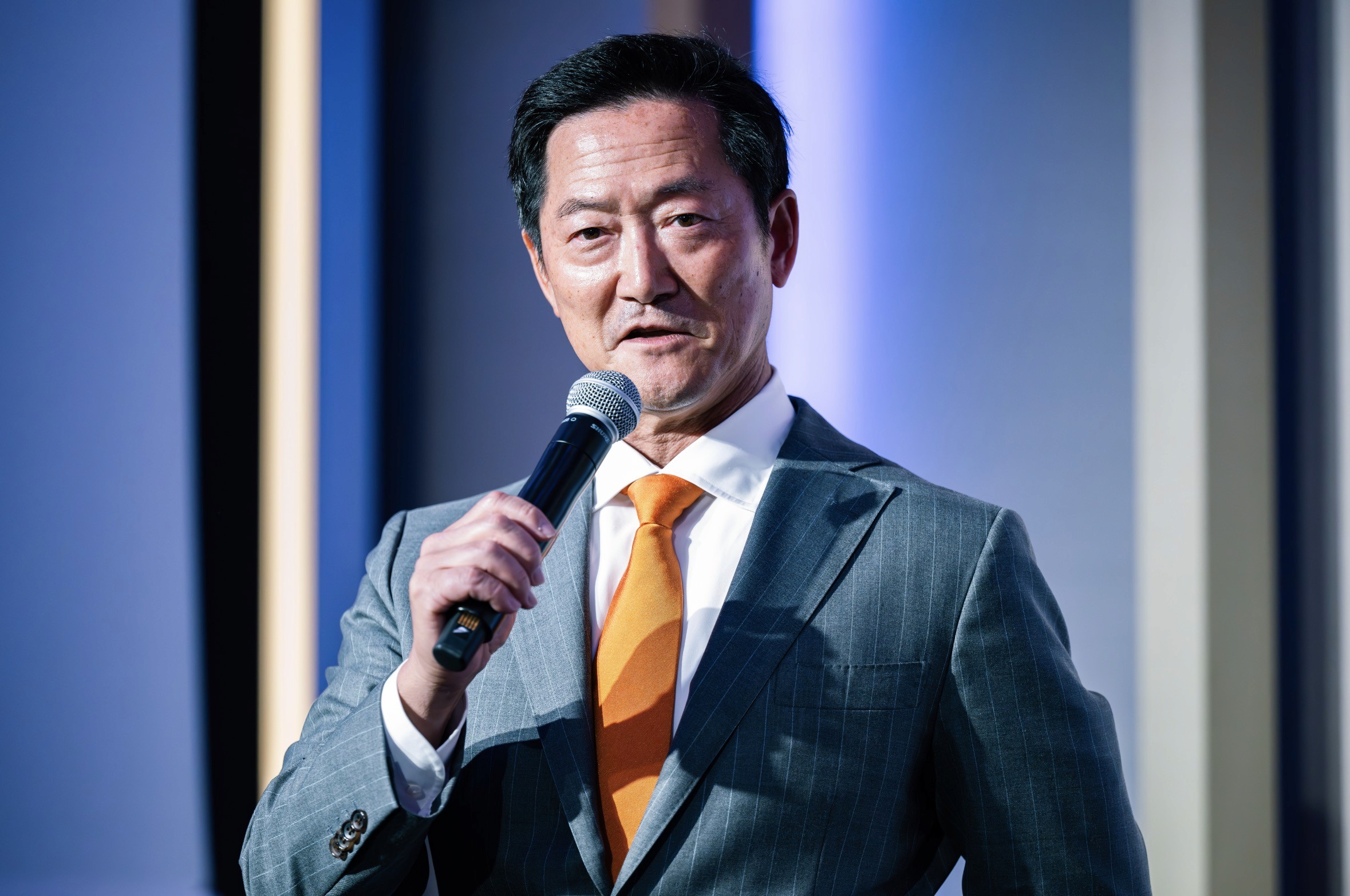 A portrait of a businessman